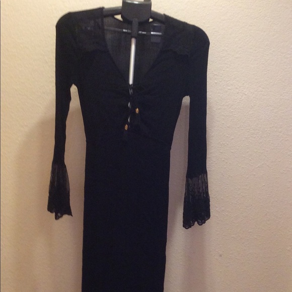 Black Romantic gothic dress - Picture 1 of 7
